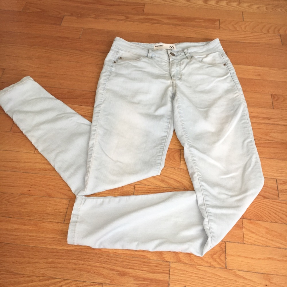 Garage Light Wash High Waist Jegging Size 1